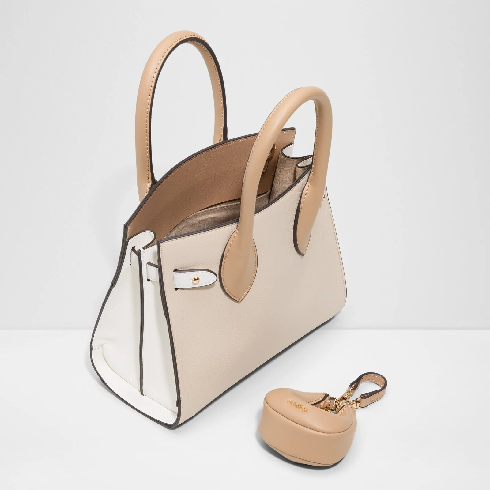 Auralie Women's Satchel Bag - Bone - photo 3