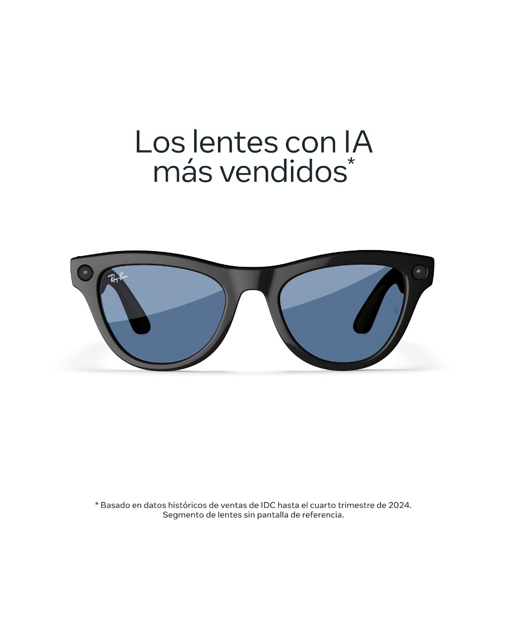 Ray-Ban Meta Skyler — Shiny Black / Cerulean Blue Transitions · Gen 1 - photo 2