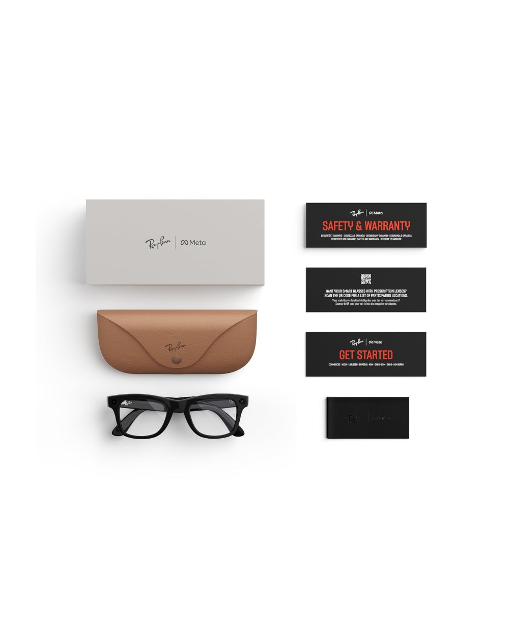 Ray-Ban Meta Wayfarer — Shiny Black / Clear · Gen 1 - photo 3