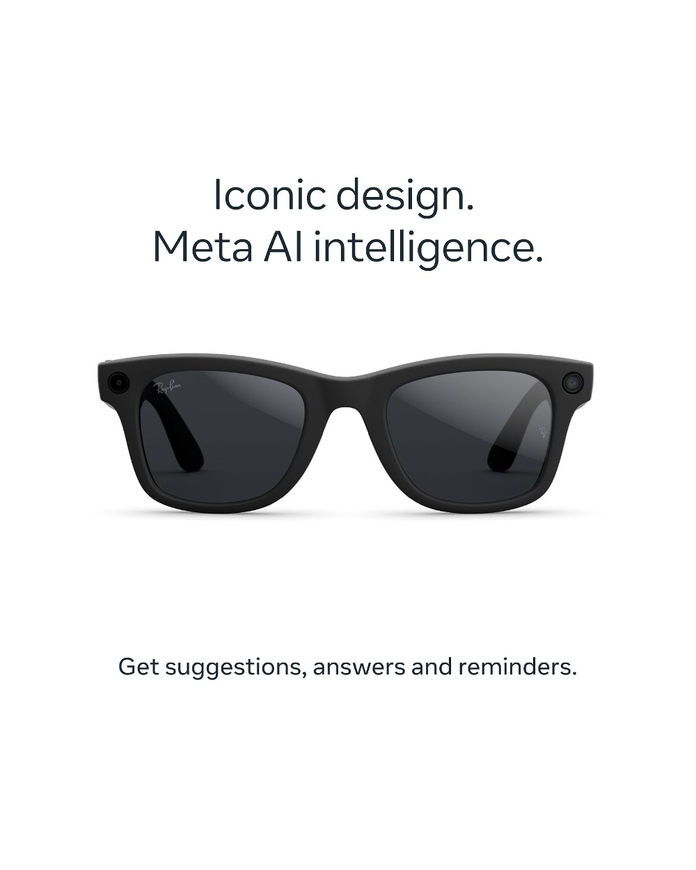 Ray-Ban Meta Wayfarer — Matte Black / Clear to Grey · Gen 2 - photo 1
