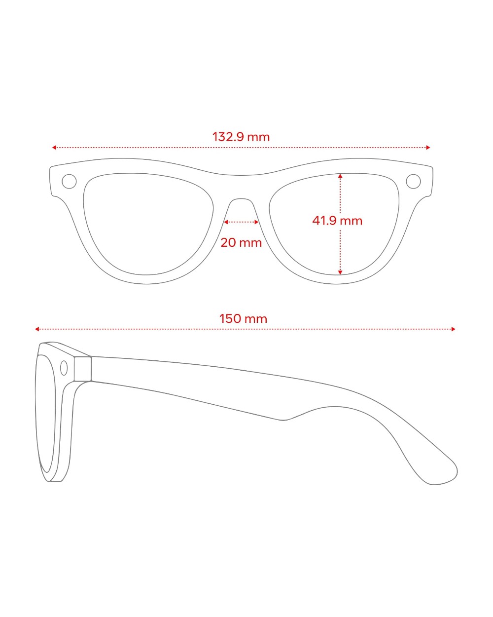 Ray-Ban Meta Skyler — Shiny Black / Clear · Gen 1 - photo 4