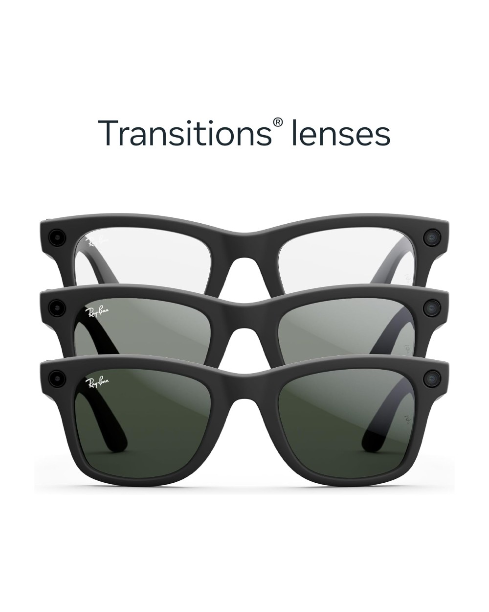 Ray-Ban Meta Wayfarer — Shiny Black / Blue Filter · Gen 1 - photo 1