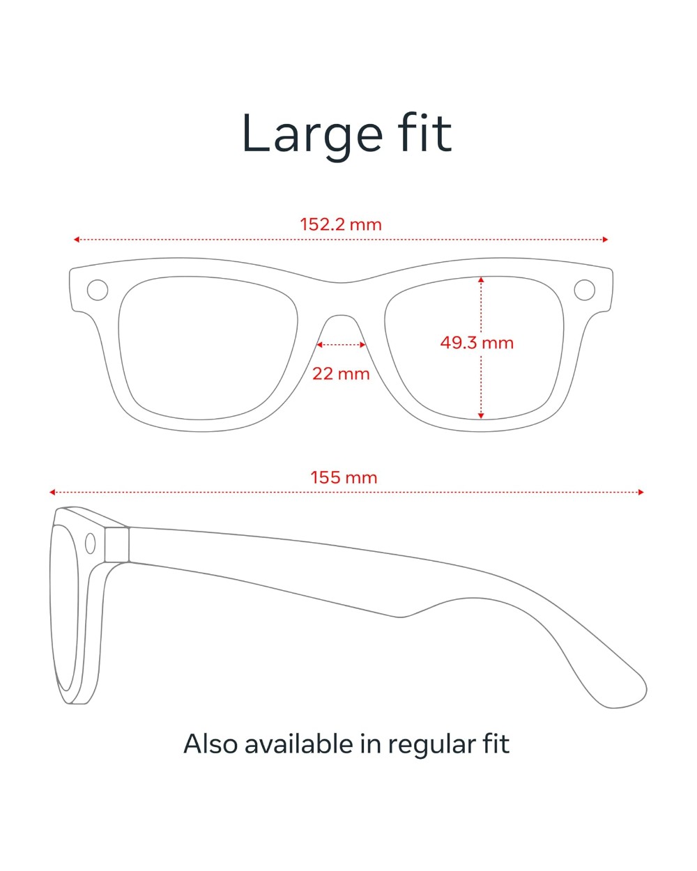 Ray-Ban Meta Wayfarer — Shiny Black / Clear · Gen 1 - photo 2