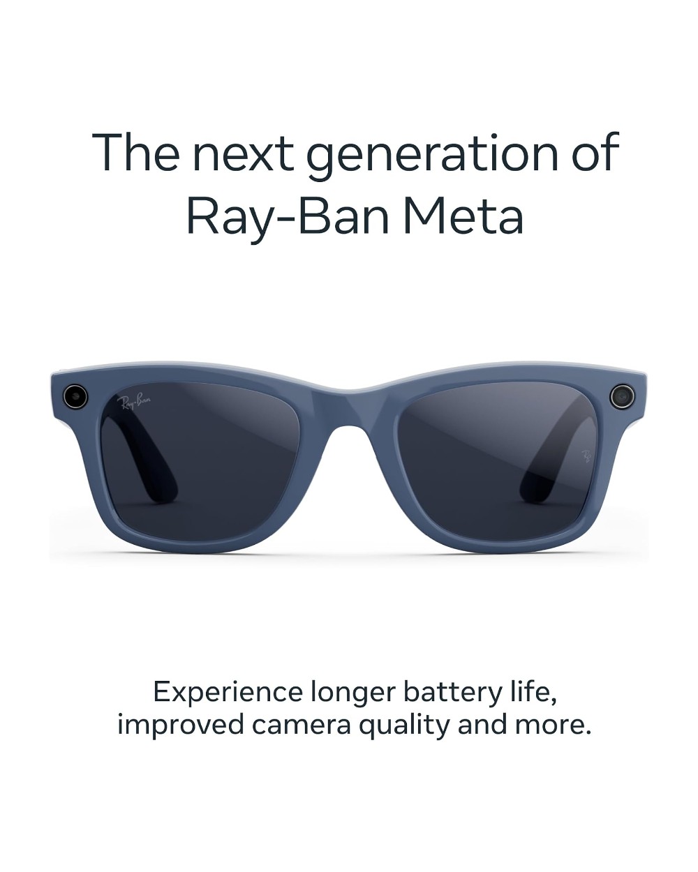 Ray-Ban Meta Wayfarer — Cosmic Blue / Sapphire · Gen 2 - photo 1