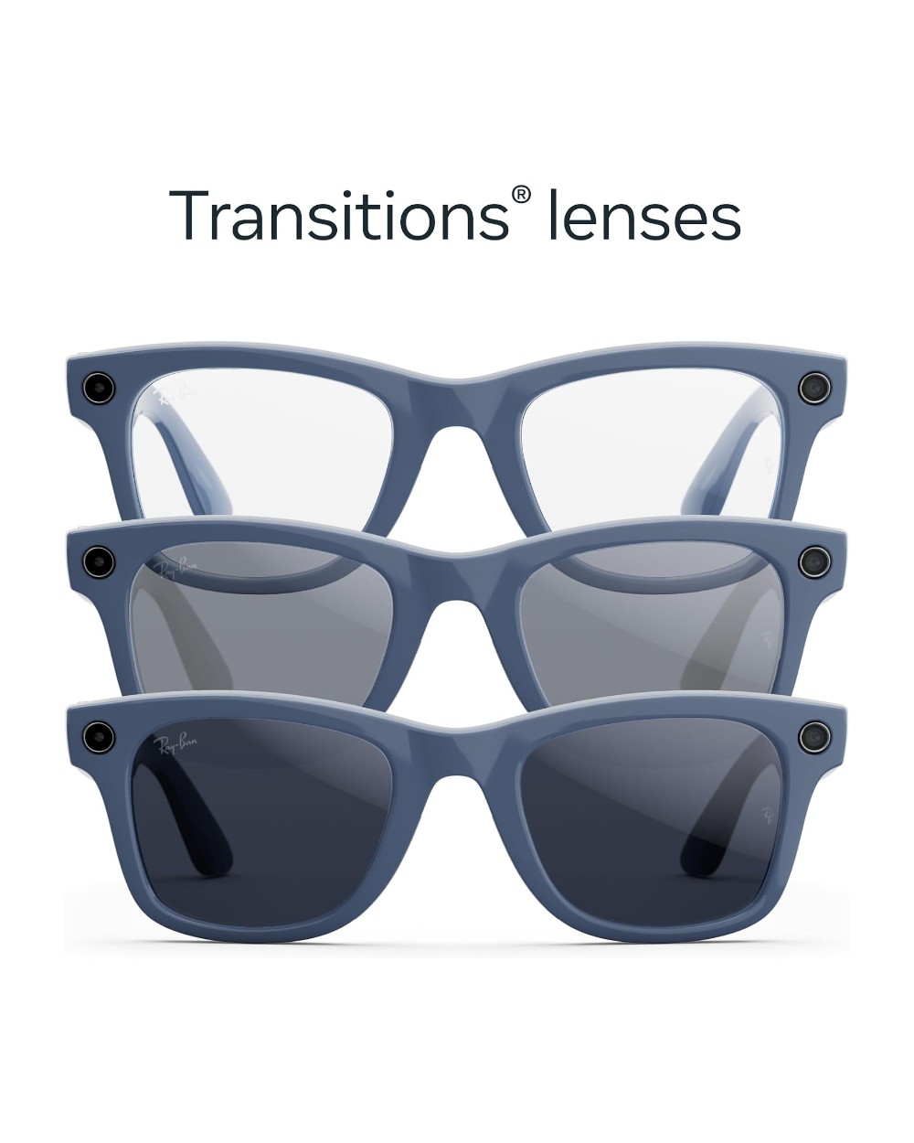 Ray-Ban Meta Wayfarer — Cosmic Blue / Sapphire · Gen 2 - photo 2