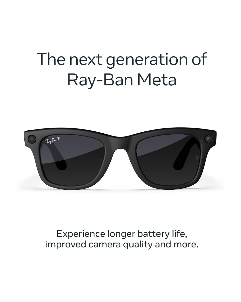 Ray-Ban Meta Wayfarer — Matte Black / Polarized Graphite · Gen 2 - photo 1