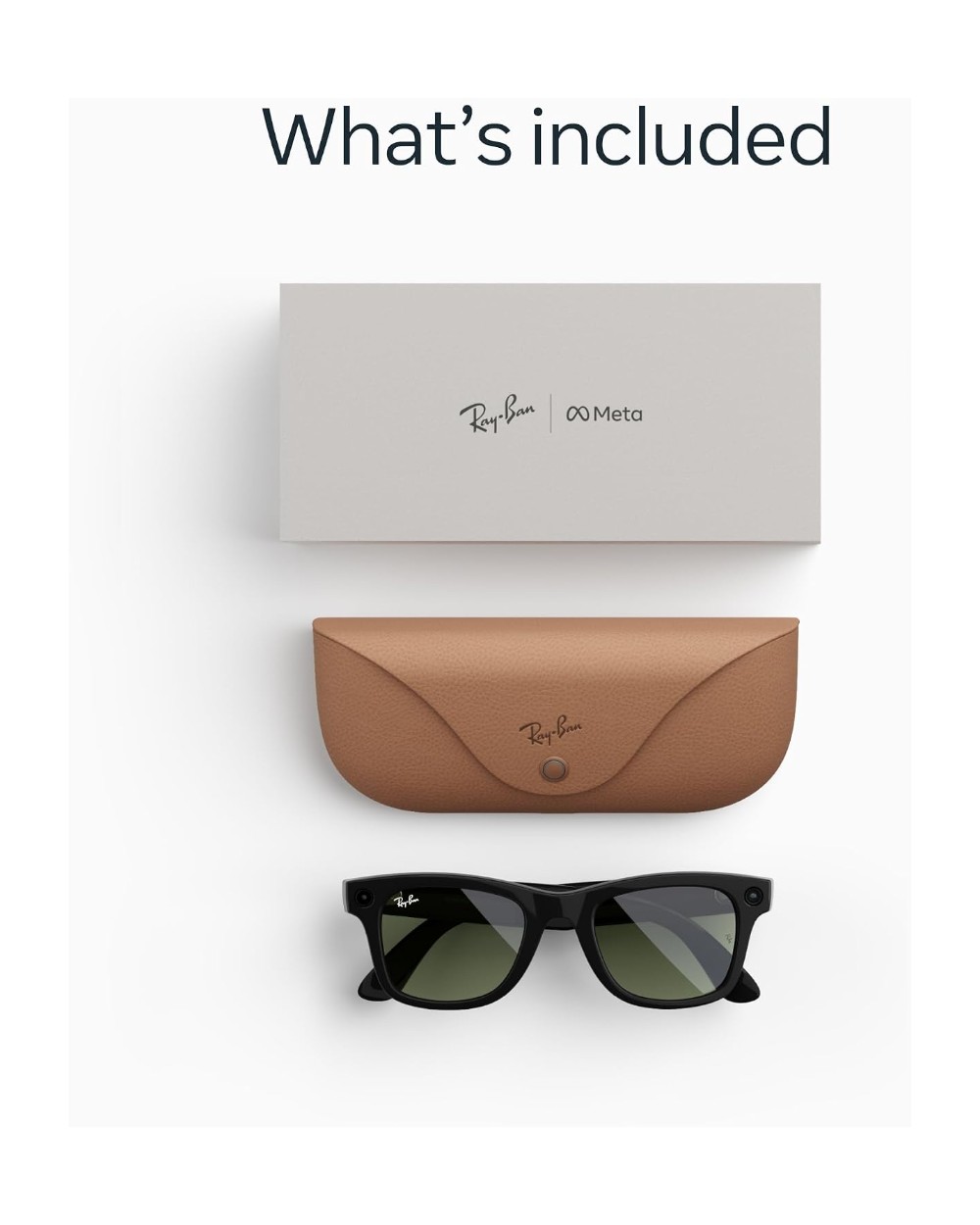 Ray-Ban Meta Wayfarer — Shiny Black / Green · Gen 2 - photo 2