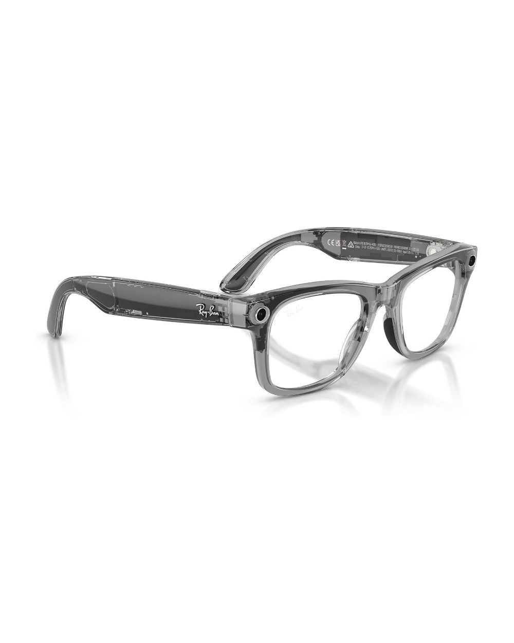 Ray-Ban Meta Wayfarer — Transparent Grey / Sapphire · Gen 2 - photo 3