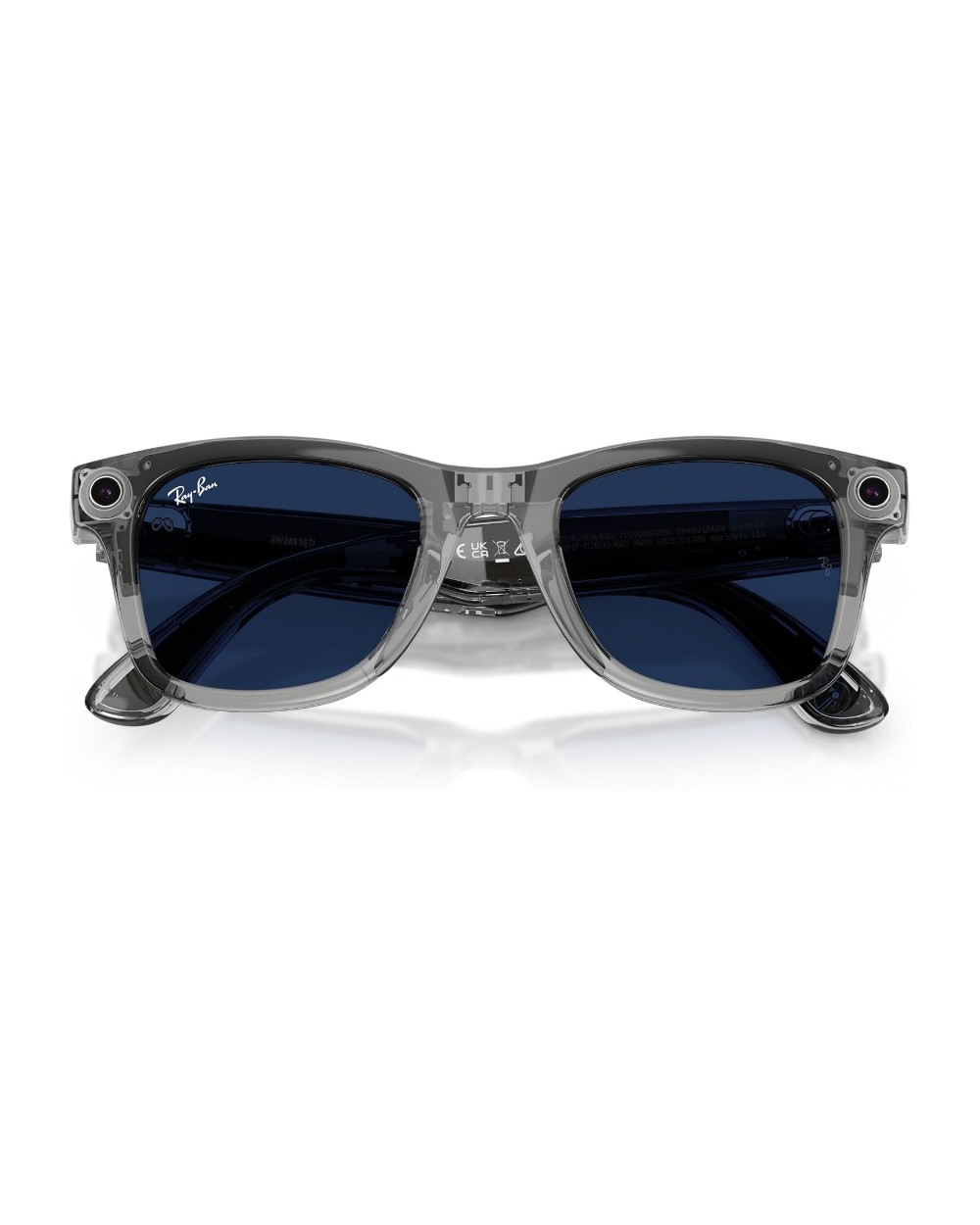Ray-Ban Meta Wayfarer — Transparent Grey / Sapphire · Gen 2 - photo 4
